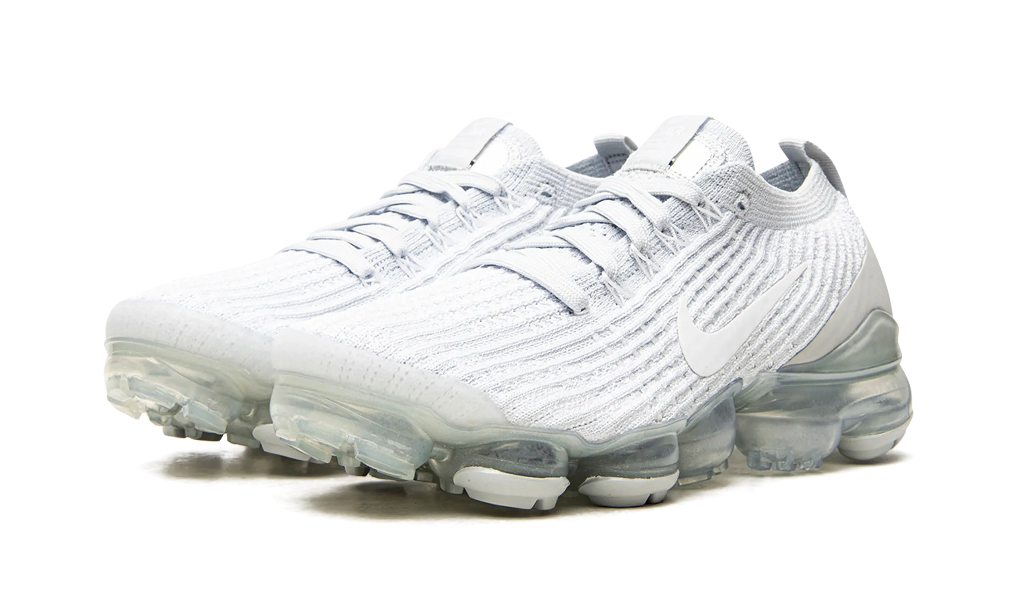 AIR VAPORMAX FLYKNIT 3 WMNS "Pure Platinum" reinforced - seams shoes Shock absorbing midsole