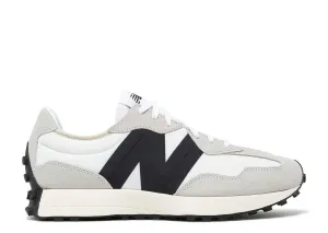 New Balance 327 Sea Salt Black Walk Scene waterproof
