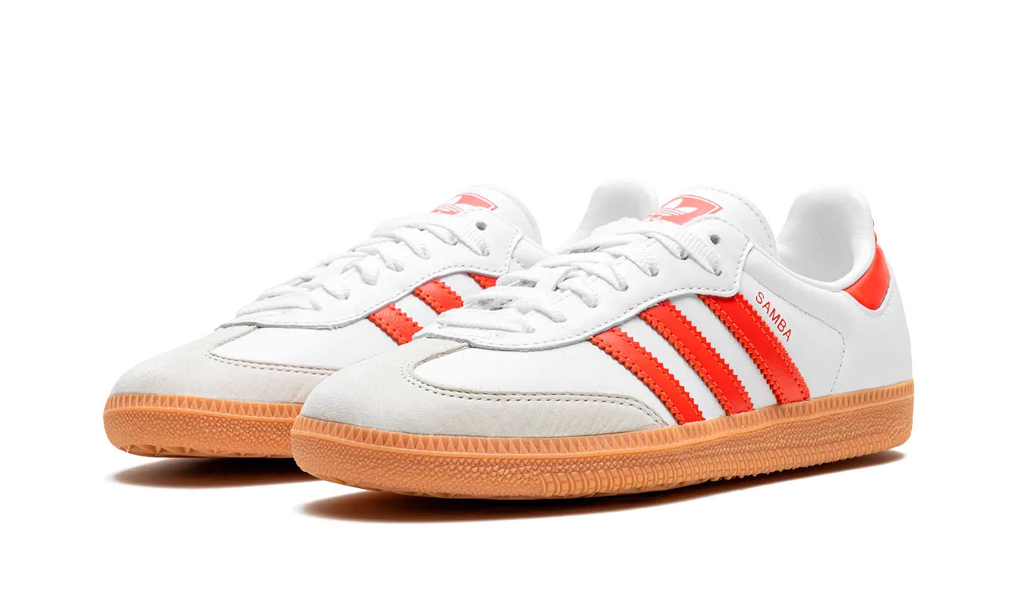 SAMBA OG WMNS "White Solar Red" Wrinkle Resistant Clean Style