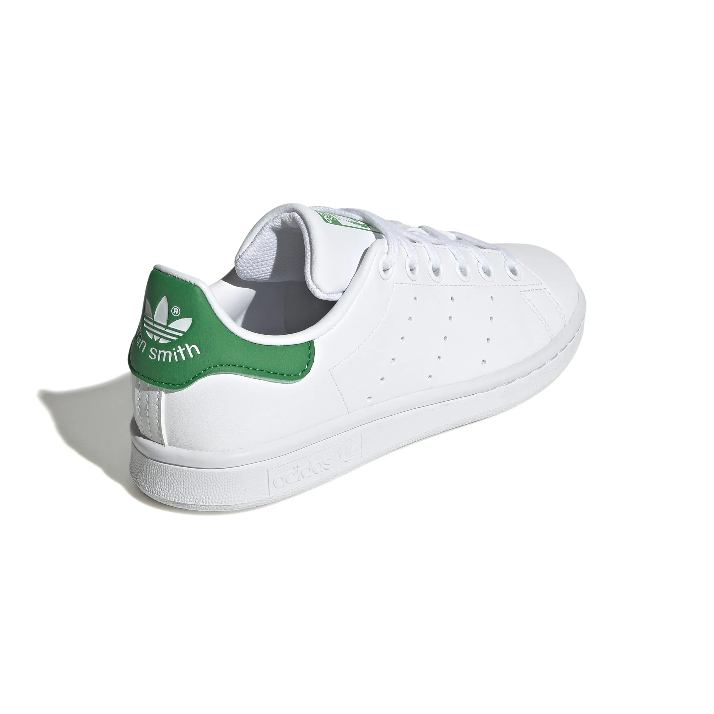 Kids Stan Smith 'White Green' Adaptive Feel Elastic laces