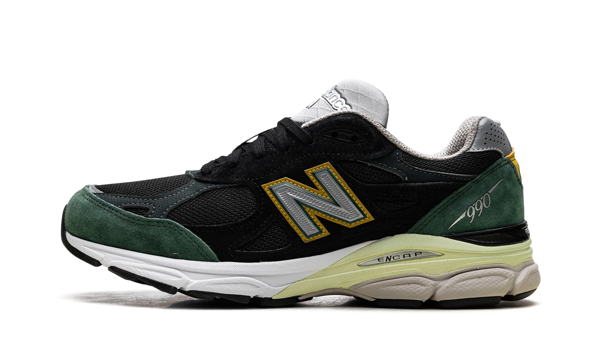 990v3 "Black / Green" Supportive Feel