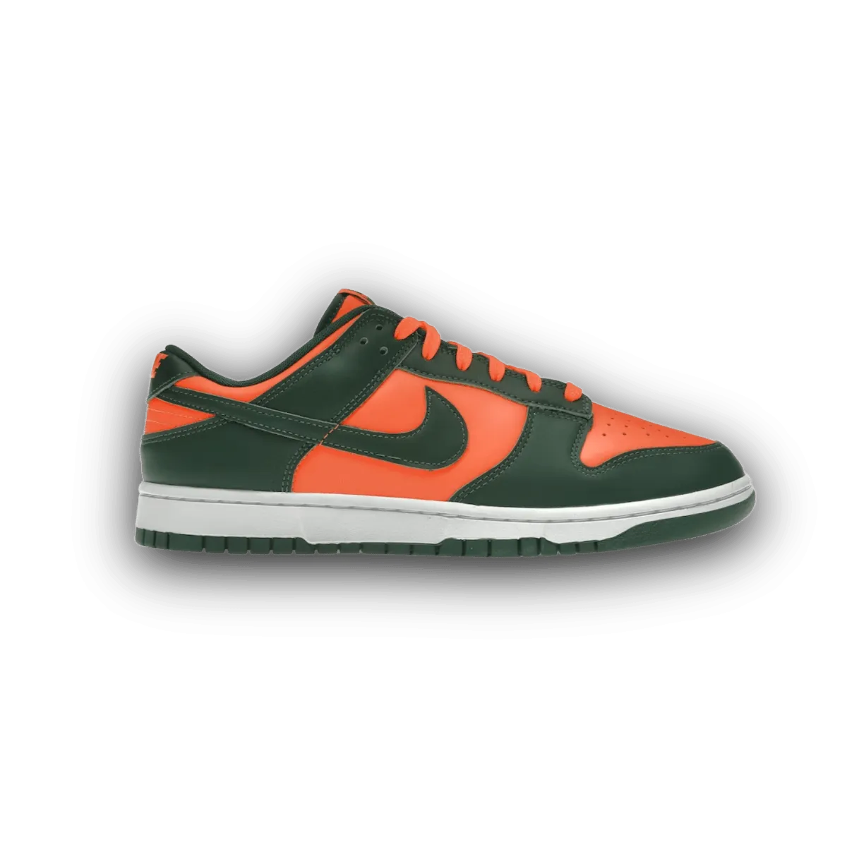 Nike Dunk Low Retro Miami Hurricanes Coffee Walk Trend Ready