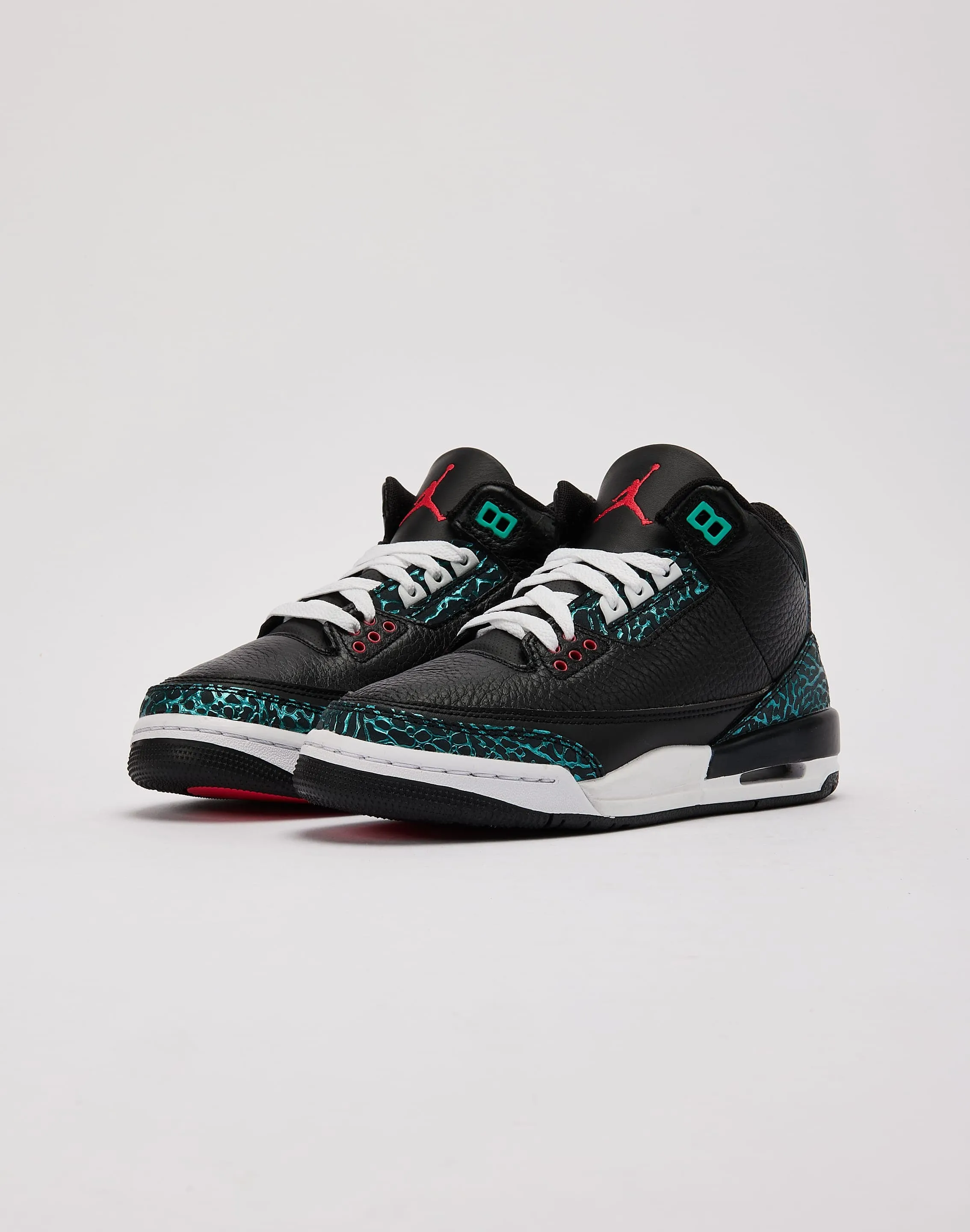Quick Flex Dream Walk Jordan Air Jordan 3 Retro SE 'Black and Hyper Jade' Grade-School