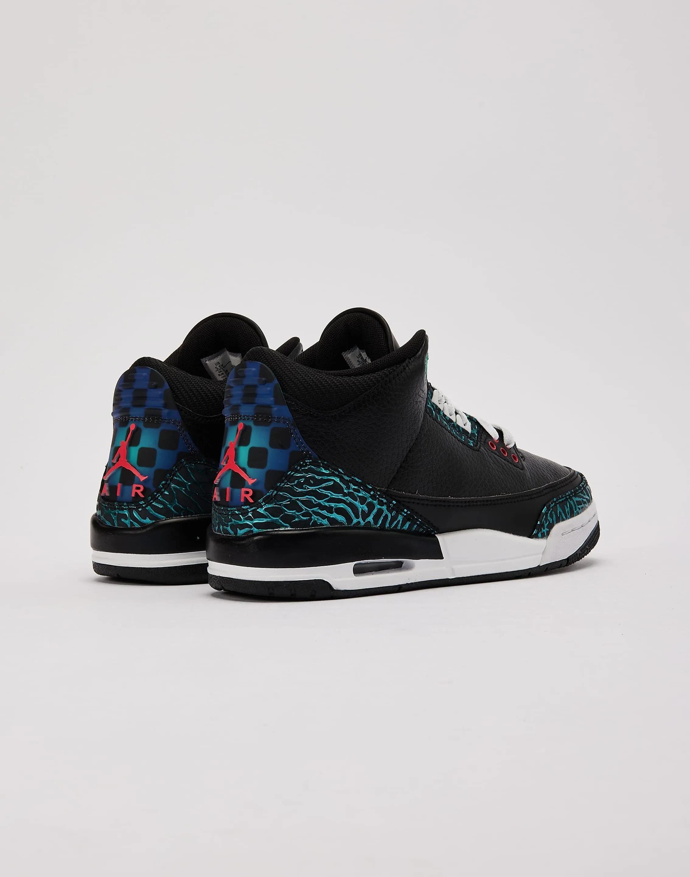 Joy Mood Jordan Air Jordan 3 Retro SE 'Black and Hyper Jade' Grade-School
