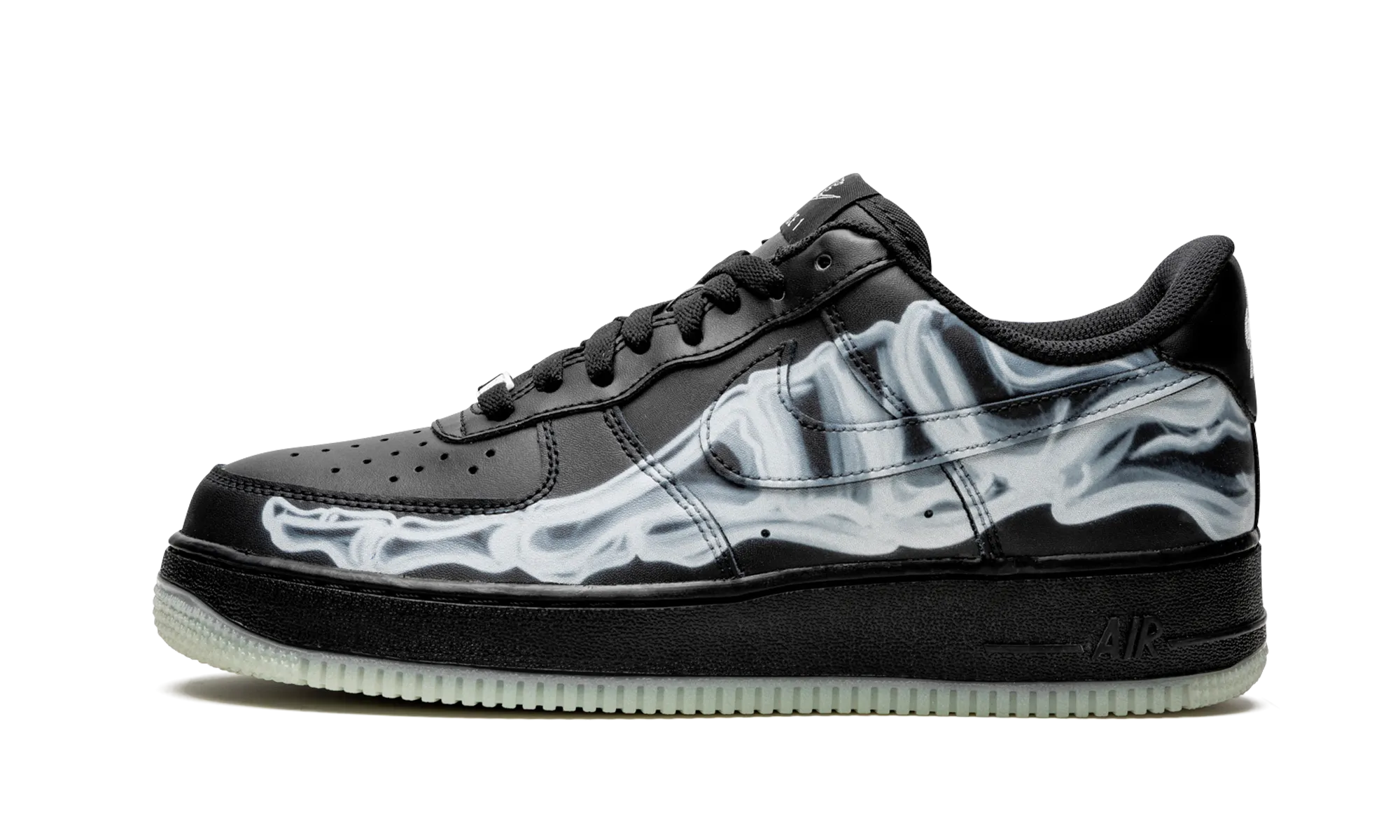 Fit Support Stair Run Nike Air Force 1 Low "Black Skeleton"