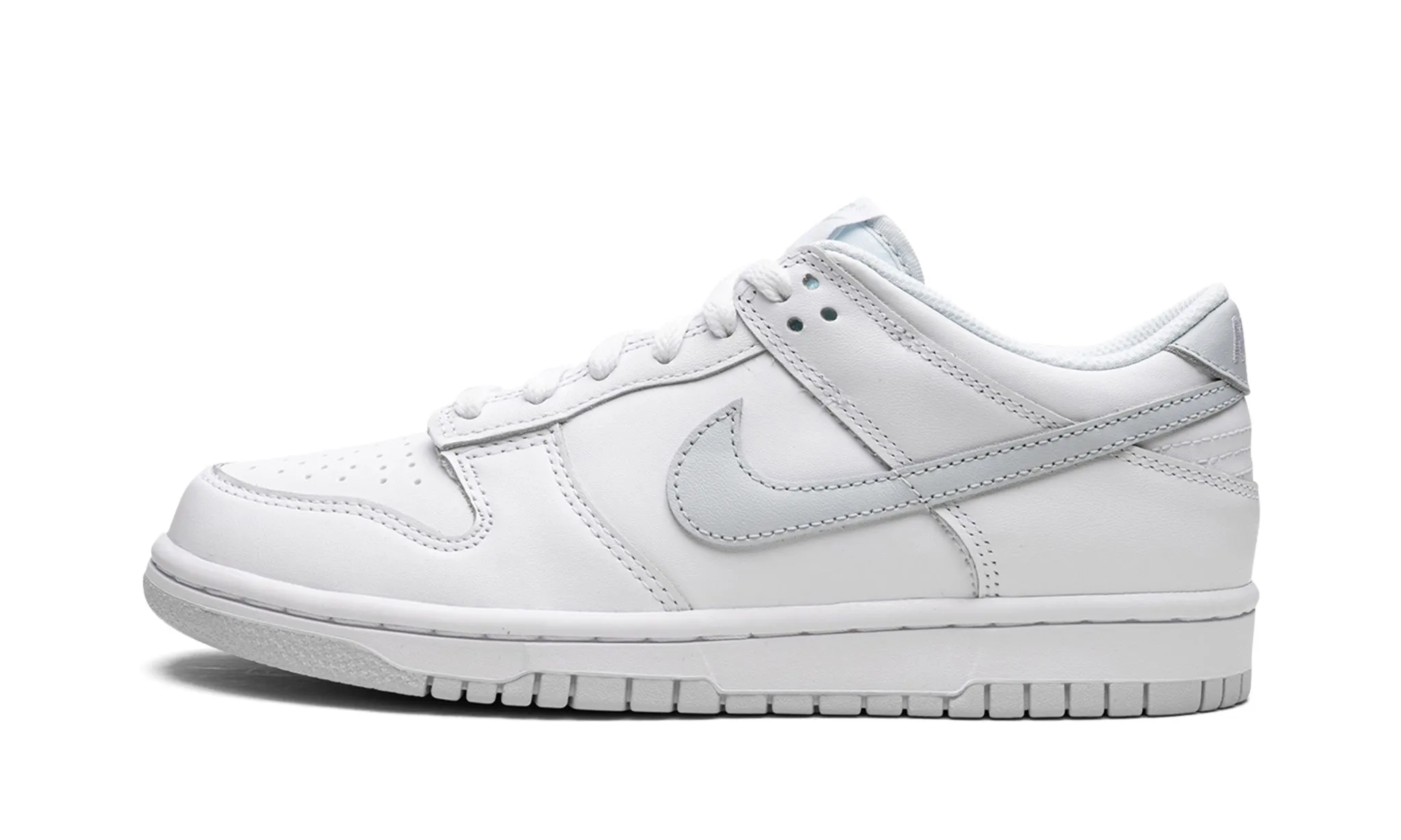 Nike Dunk Low "Pure Platinum" Grade School Chic Design