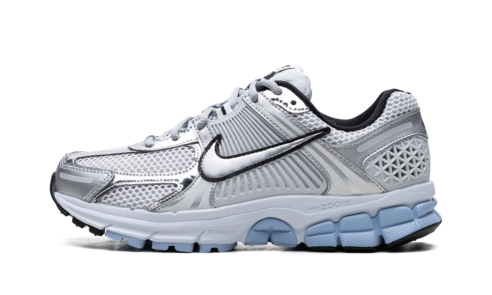 padded heel shoes running in an overpass area shoes Air Zoom Vomero 5 WMNS "'Metallic Silver Blue Tint'"