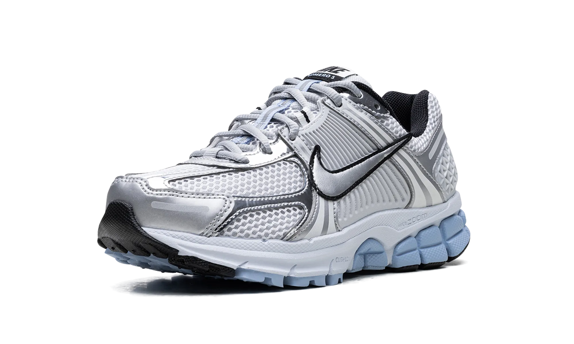 Air Zoom Vomero 5 WMNS "'Metallic Silver Blue Tint'" running in summer shoes