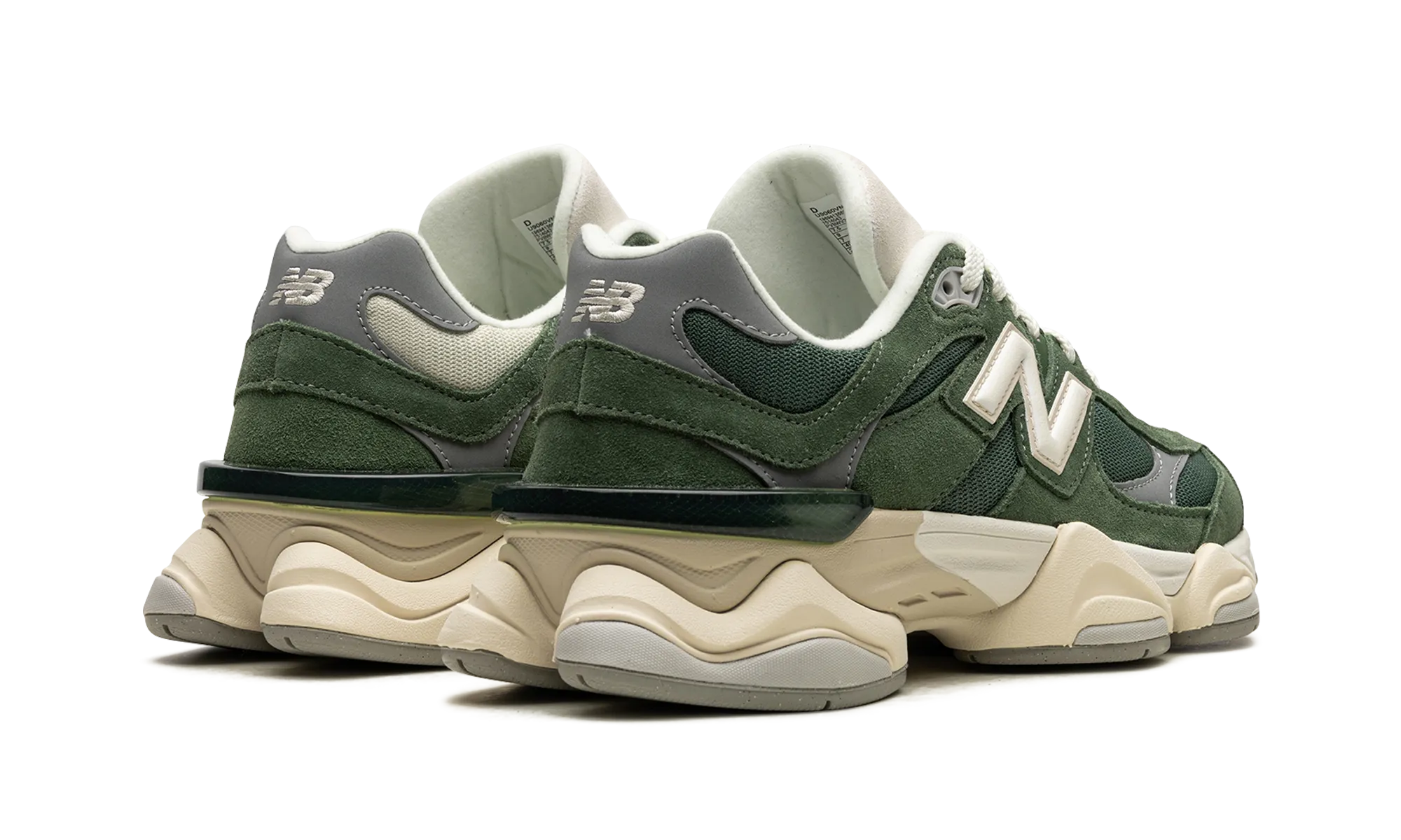 9060 "Green Suede" Flat Style Fashion Ease