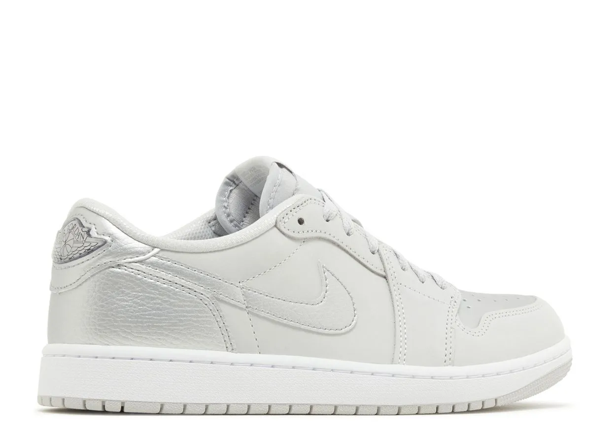 Air Jordan 1 Low OG Metallic Silver Every Step Warm Step