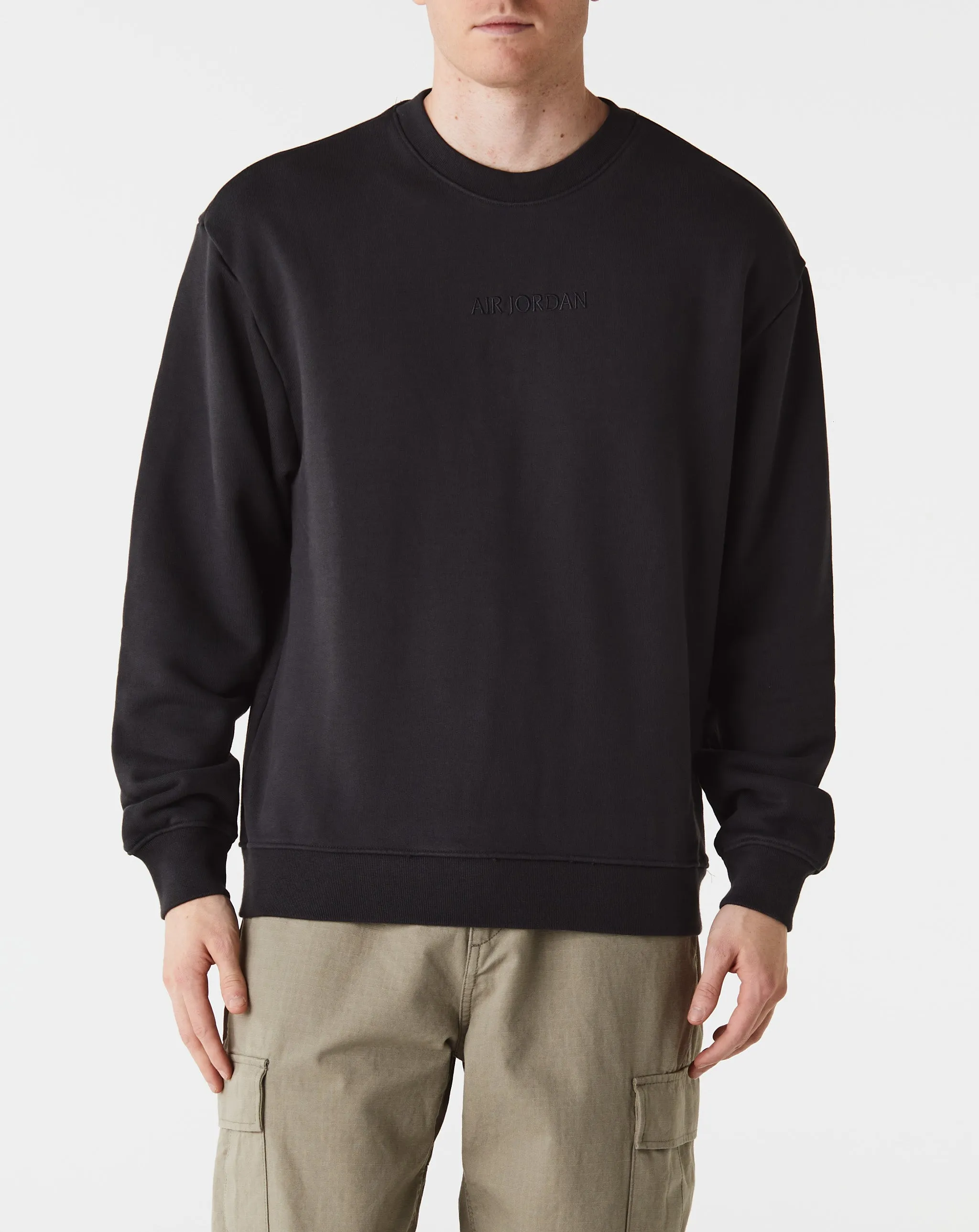 Wordmark Fleece Crewneck White Clean