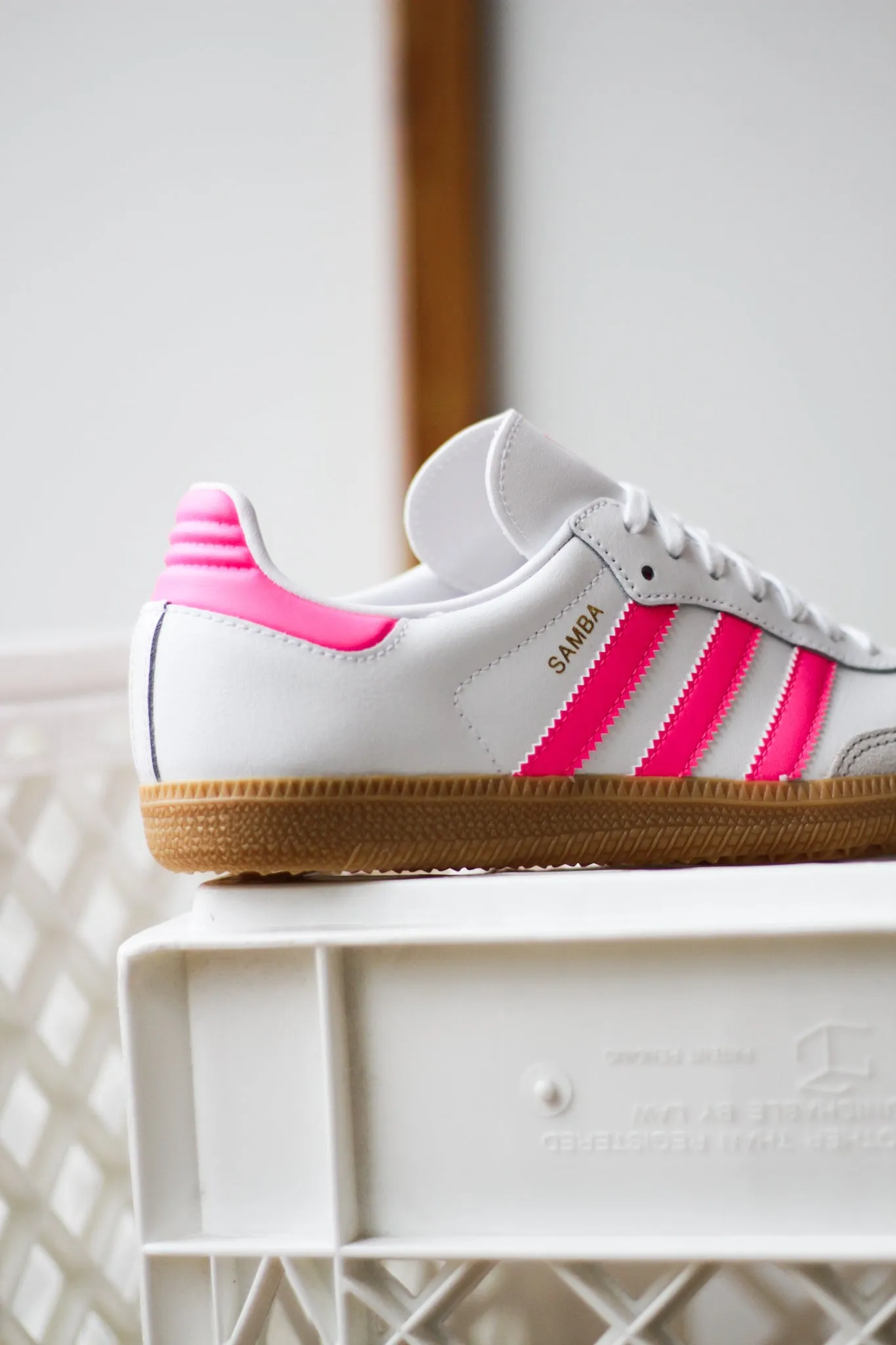 Lake Step Warm-Lock ADIDAS SAMBA OG (GS) "CLOUD WHITE/LUCID PINK/GUM"