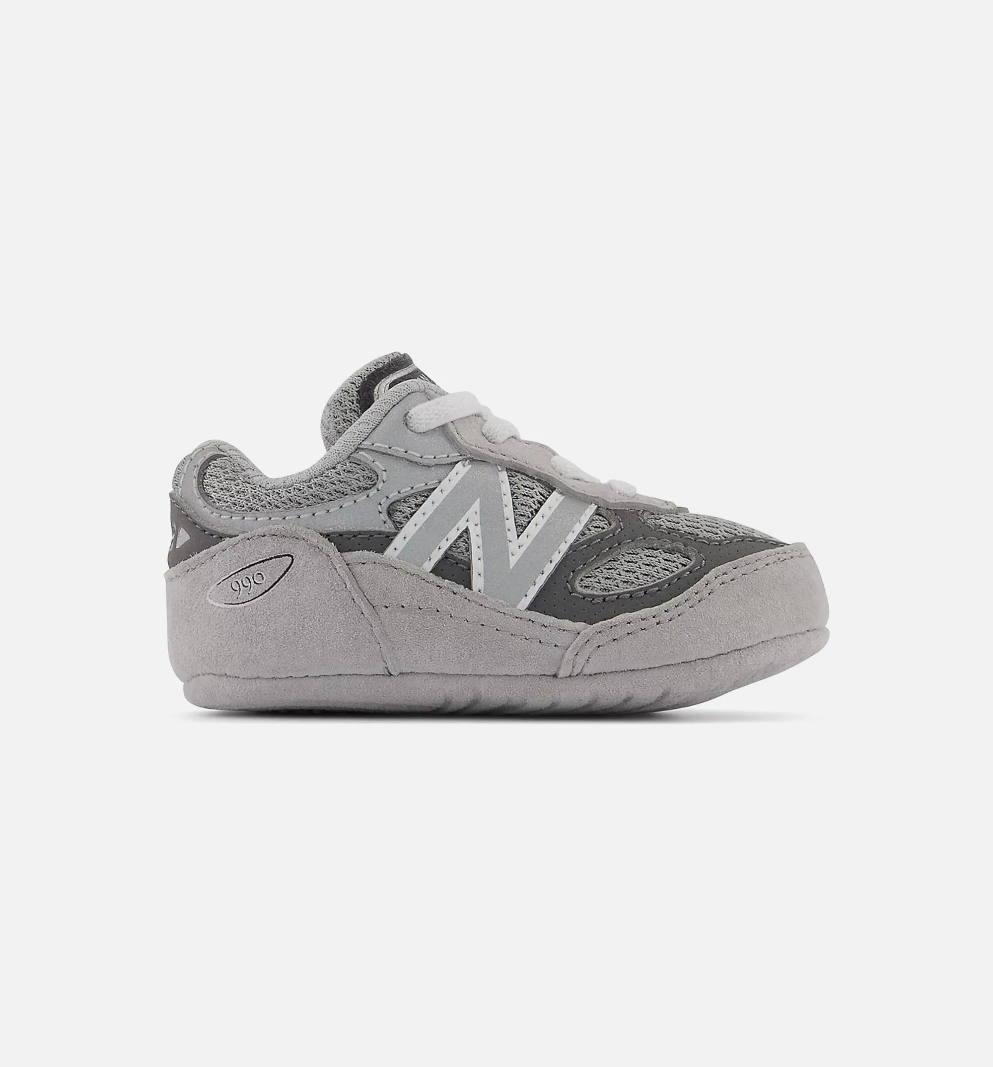 990v6 Crib Bungee Infant Toddler Lifestyle Shoe - Grey Shadow Look Ease Style