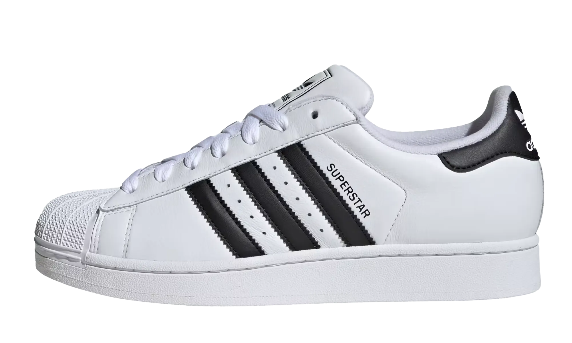 Sleek Detail Fast Fit Superstar II "White Black"