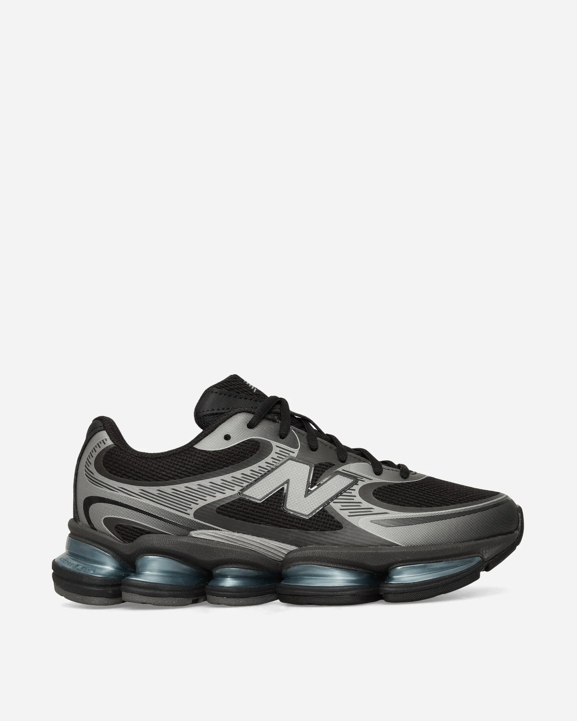 ABZORB 2000 Sneakers Black / Dark Silver Metallic / Light Chrome Blue Night Out