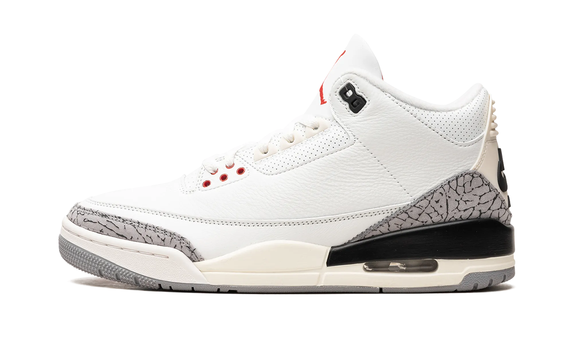 Foot Flex Air Jordan 3 "White Cement Reimagined 2023"