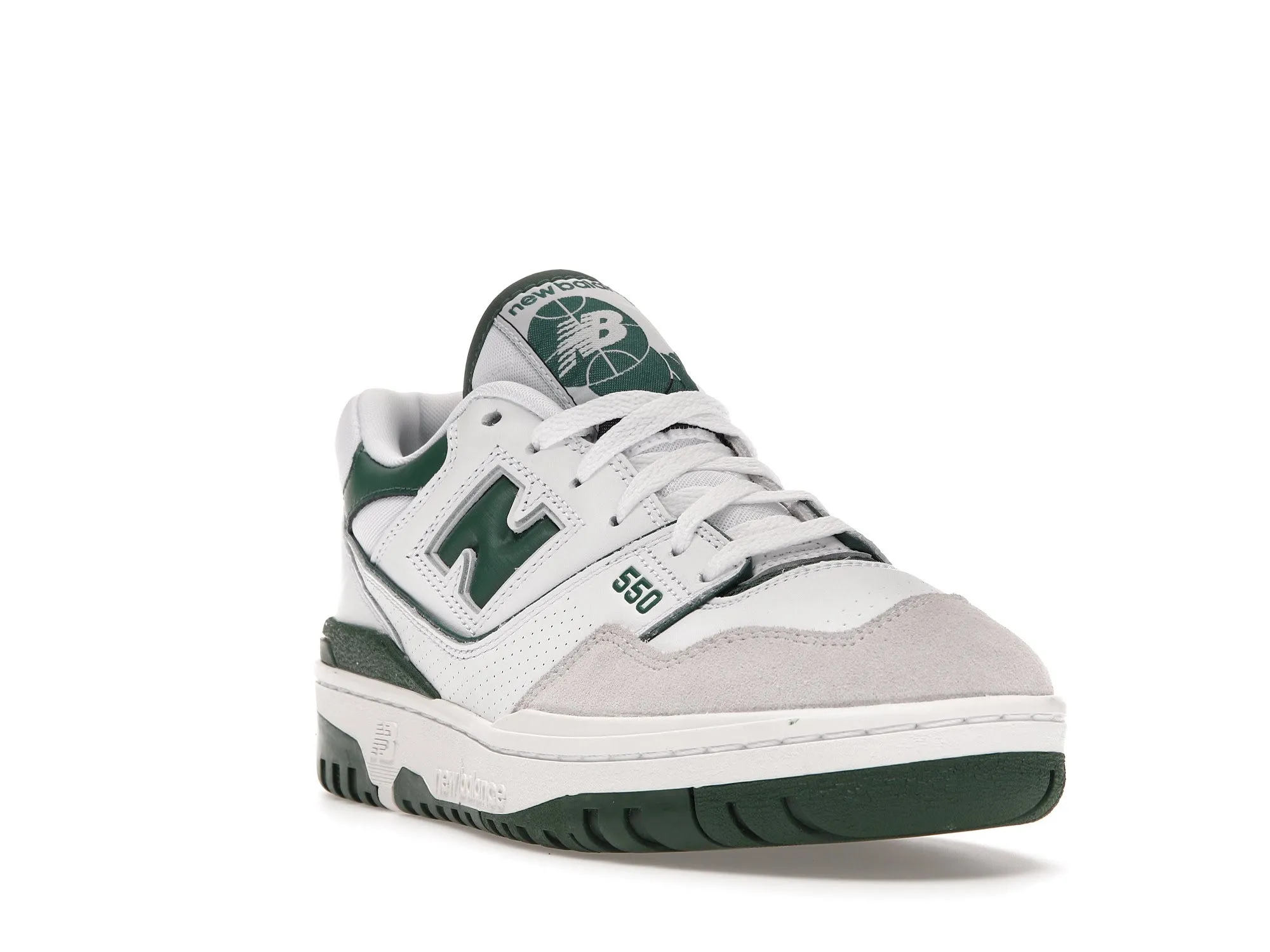 Comfortable Wear New Balance 550 White Green