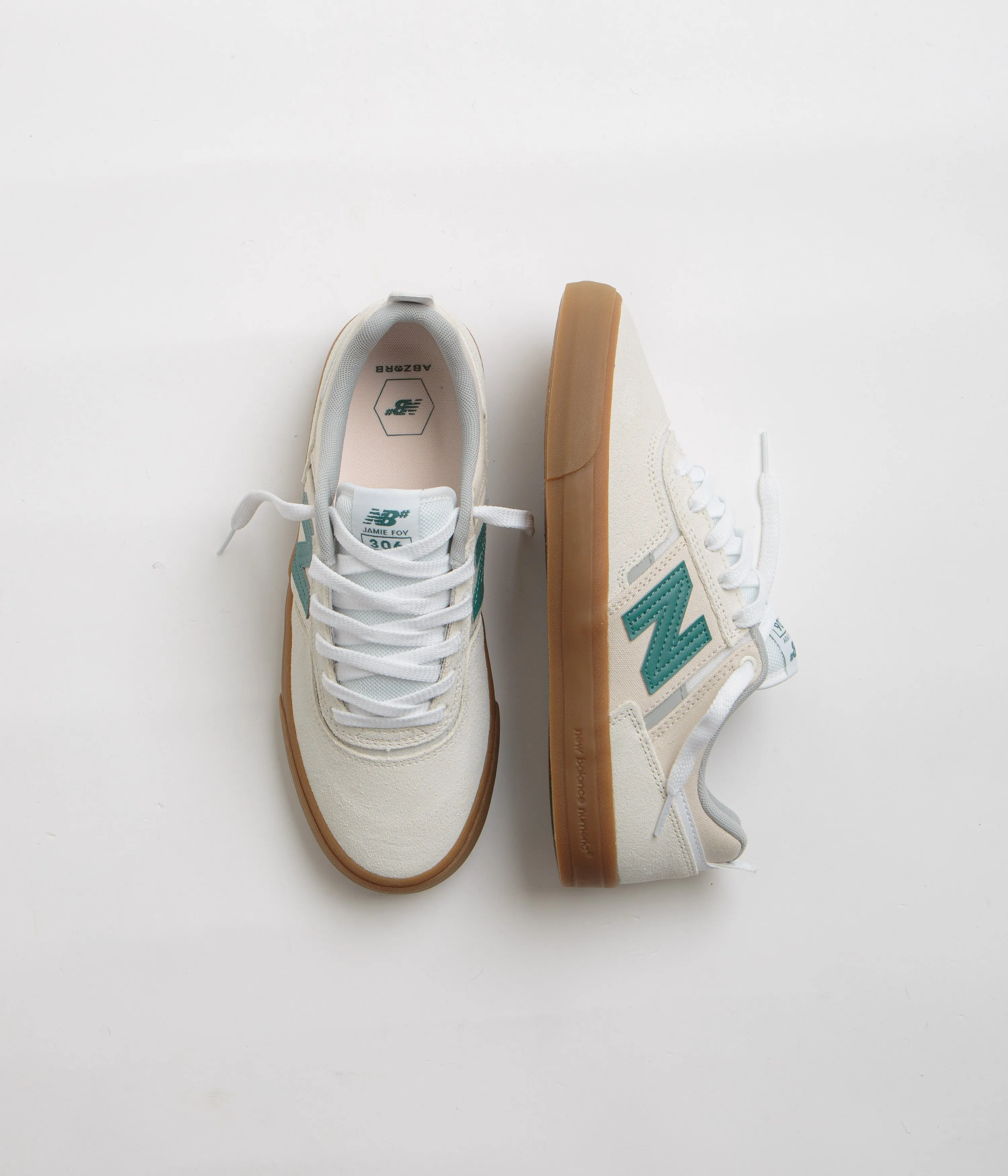 closed-toe New Balance Numeric 306 Jamie Foy Shoes - Sea Salt Stone Grip Morning Walk