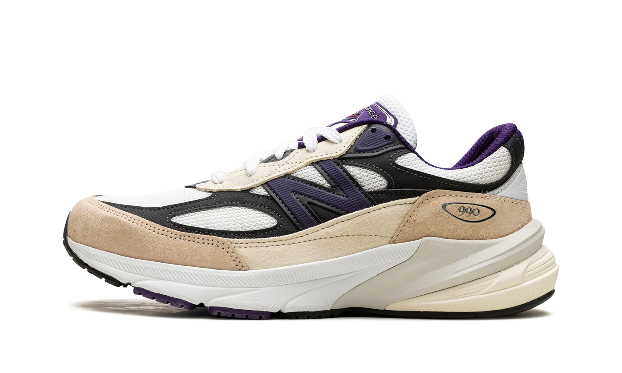 990v6 "Made In USA - Teddy Santis White Black Plum" Stay Comfy Style Upgrade