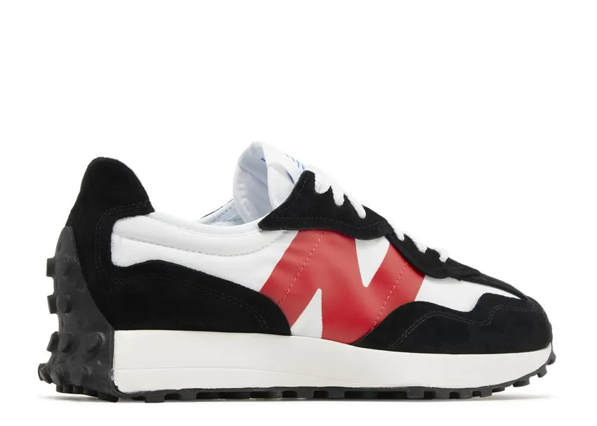 Print Fun Slip Entry New Balance 327 White True Red