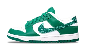 Street Smart Pause Step Nike Dunk Low Essential Paisley Pack Green (W) (DH4401-102) Women's Size 5-9