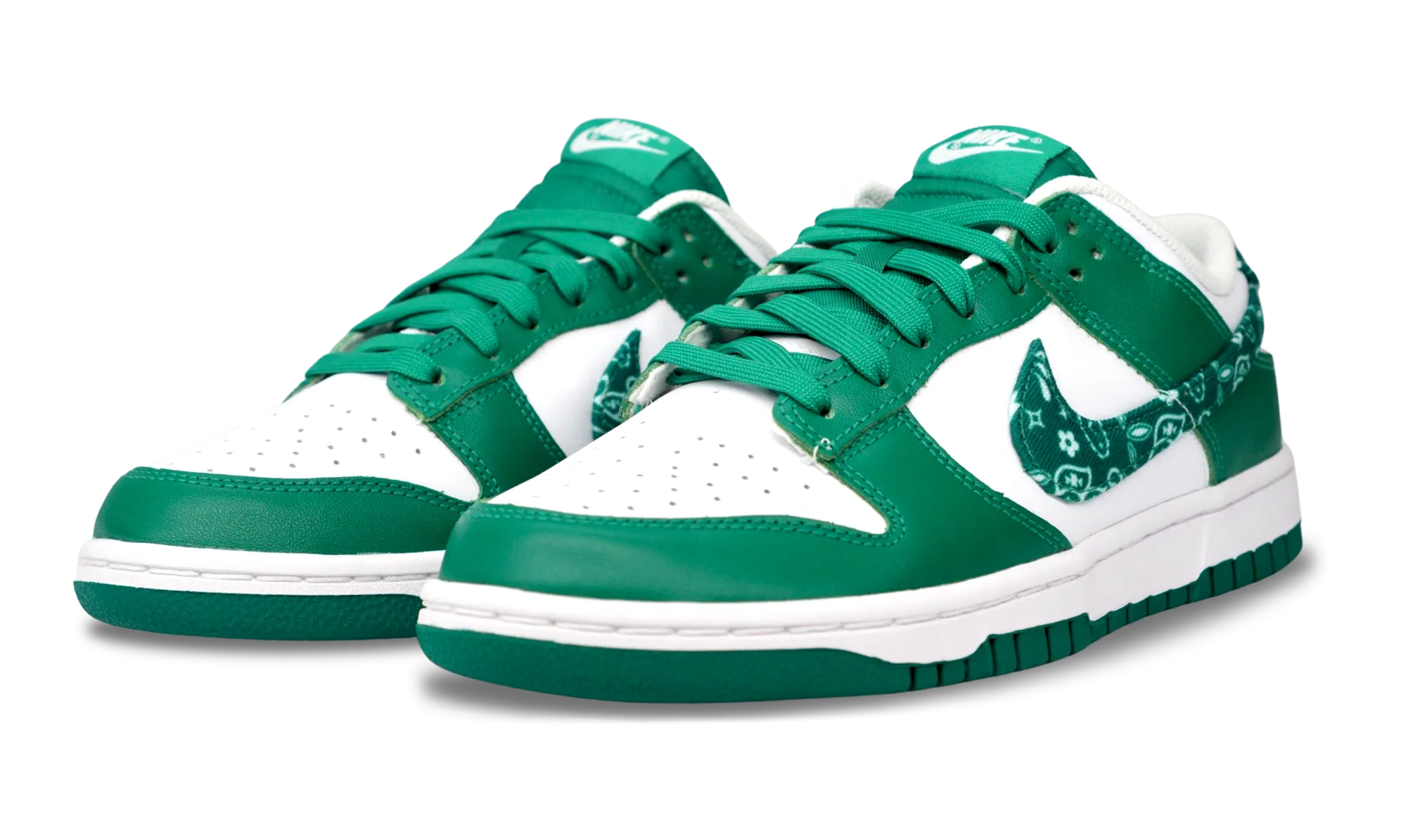 Flexible Comfort Path Jog Nike Dunk Low Essential Paisley Pack Green (W) (DH4401-102) Women's Size 5-9