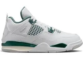 Jordan 4 Retro Oxidized Green (PS) Bright Accents