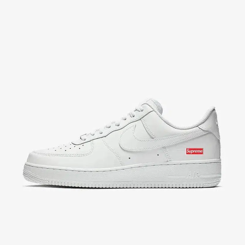 Comfort sole (Men's) Nike Air Force 1 Low SP x Supreme 'Box Logo' White (2020) CU9225-100