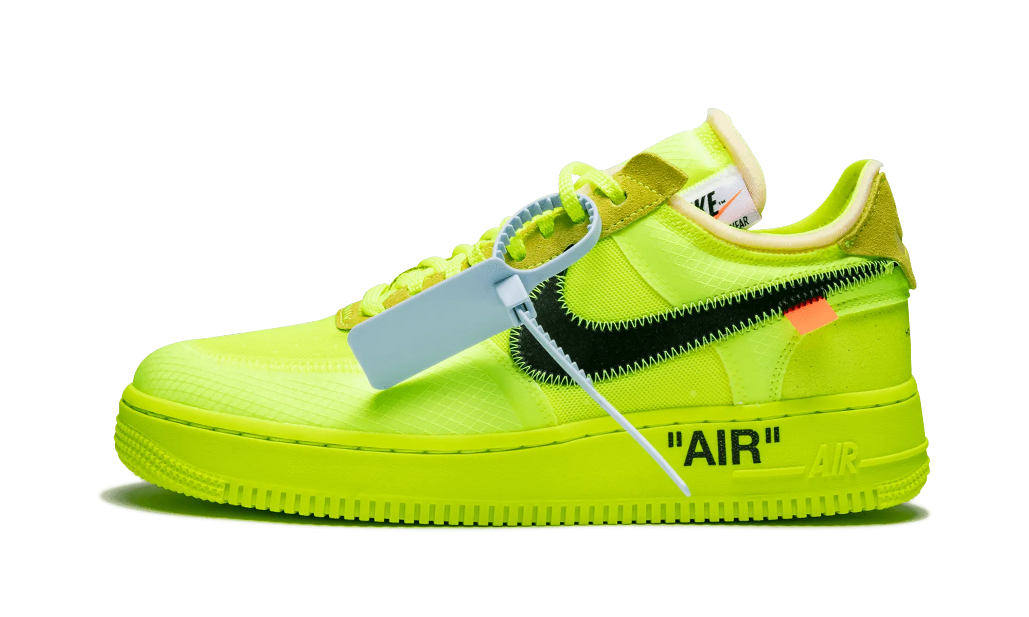 Sand Jog Cloud Step Nike x Off-White AF1 "Volt"