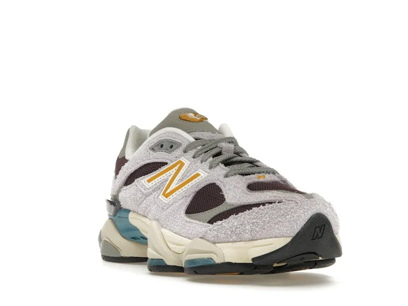 New Balance 9060 Taro Plum Brown Mesh Upper Ankle wrap