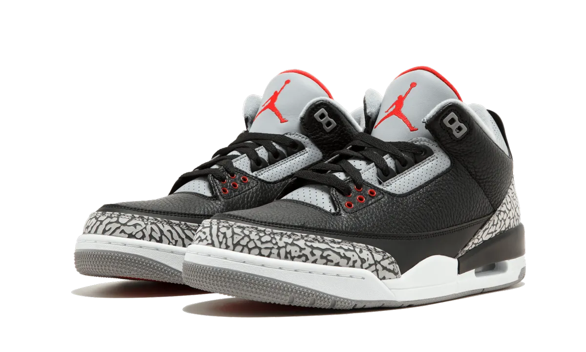 Subtle Vibe Stylish Motion Air Jordan 3 Retro OG "Black Cement"