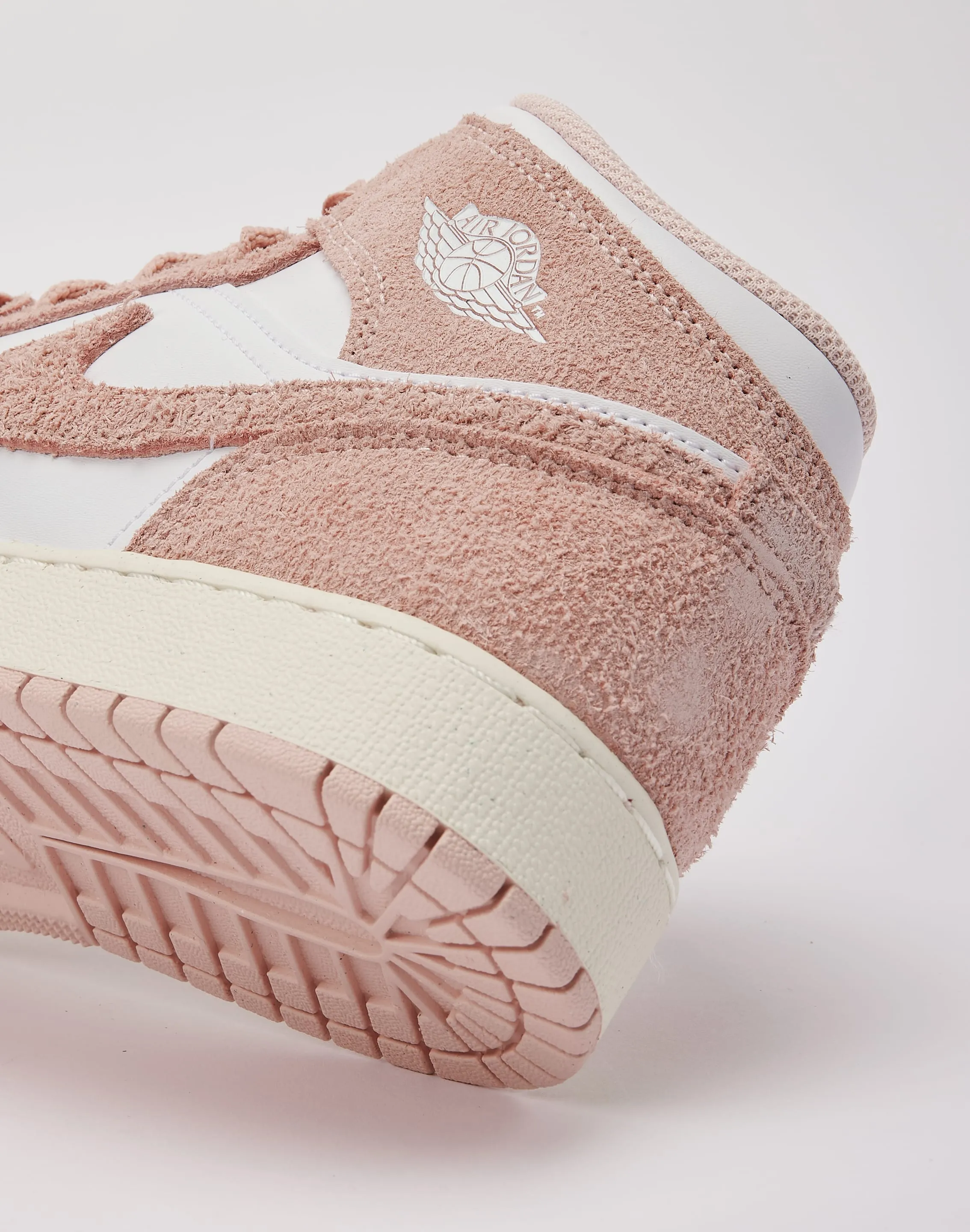 Clean White Jordan Air Jordan 1 Mid SE Grade-School