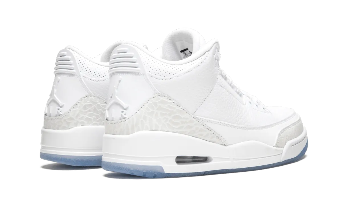 Air Jordan 3 Retro "Pure White" Fast Entry