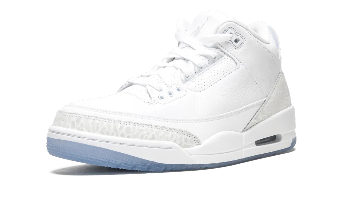 Air Jordan 3 Retro "Pure White" Slip-On Comfort Festival Step