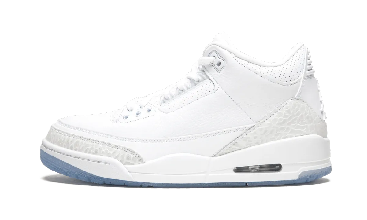 Ad Shoot Friend Pace Air Jordan 3 Retro "Pure White"
