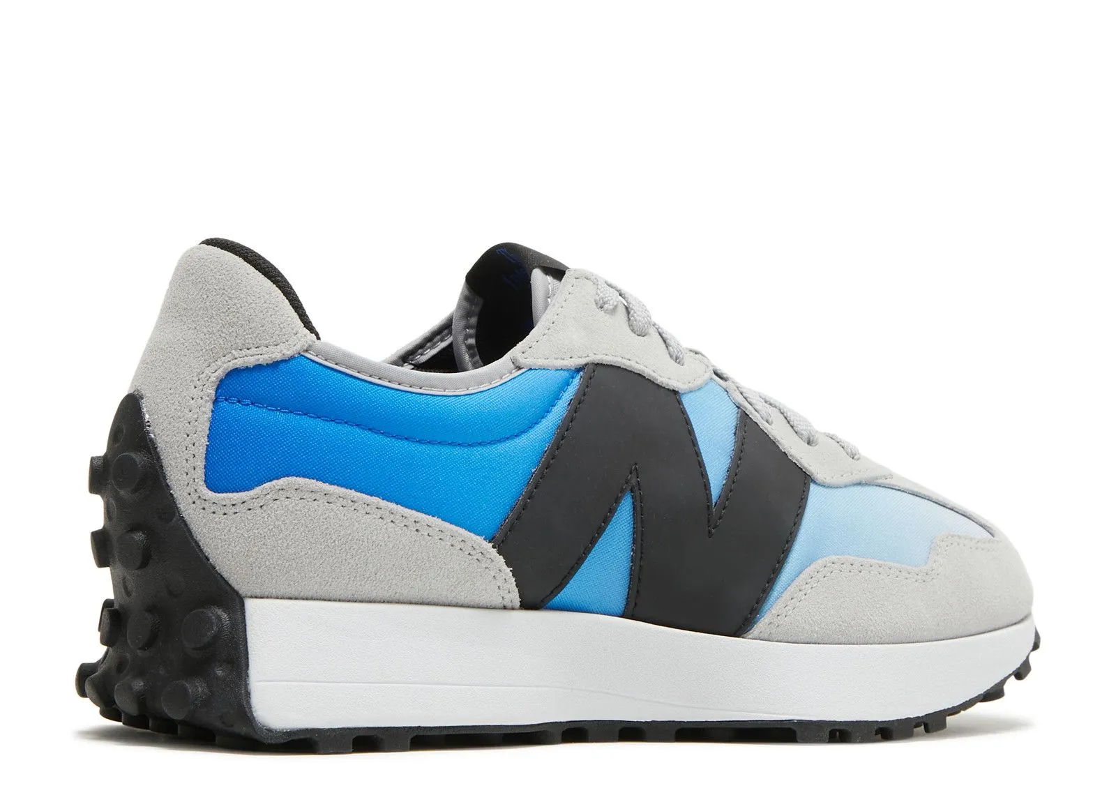 New Balance 327 Light Aluminum Cobalt Blue Compact Build Daily Use