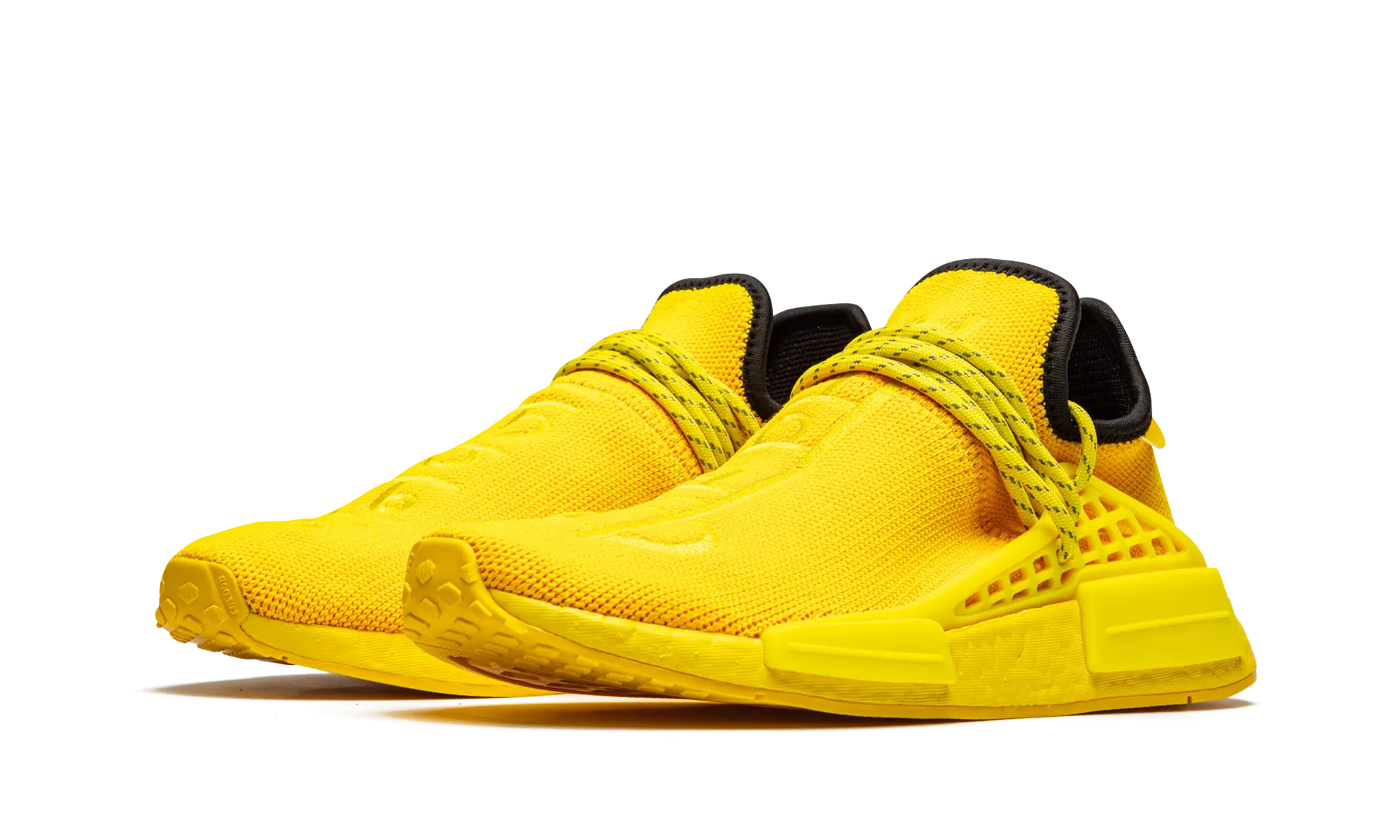 NMD Humanrace "Pharrell Williams - Extra Eye Yellow" Block Hike Tea Run
