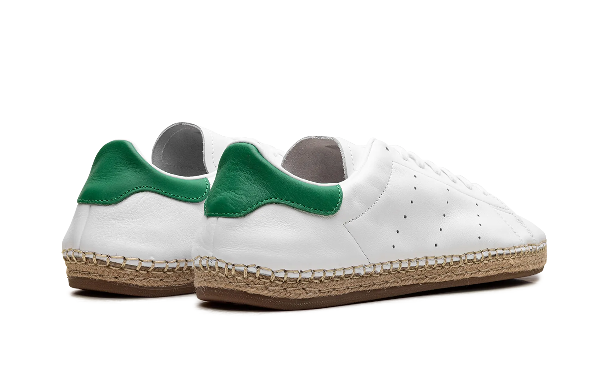 Commuter Friendly Stan Smith Espadrille "CLOT - White Green"