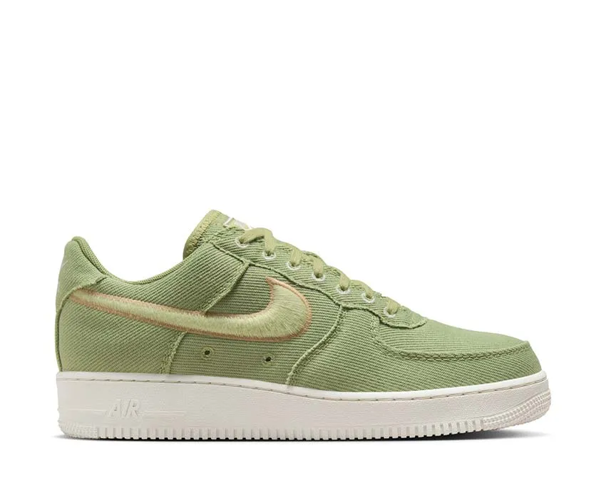 Nike Air Force 1 Low Canvas "Dusty Olive" Block Stride Comfy Base