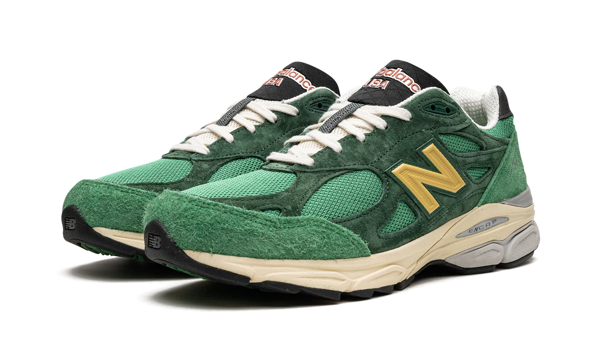 990 V3 "Made In USA - Green/Yellow" Joy Step Walking Essential