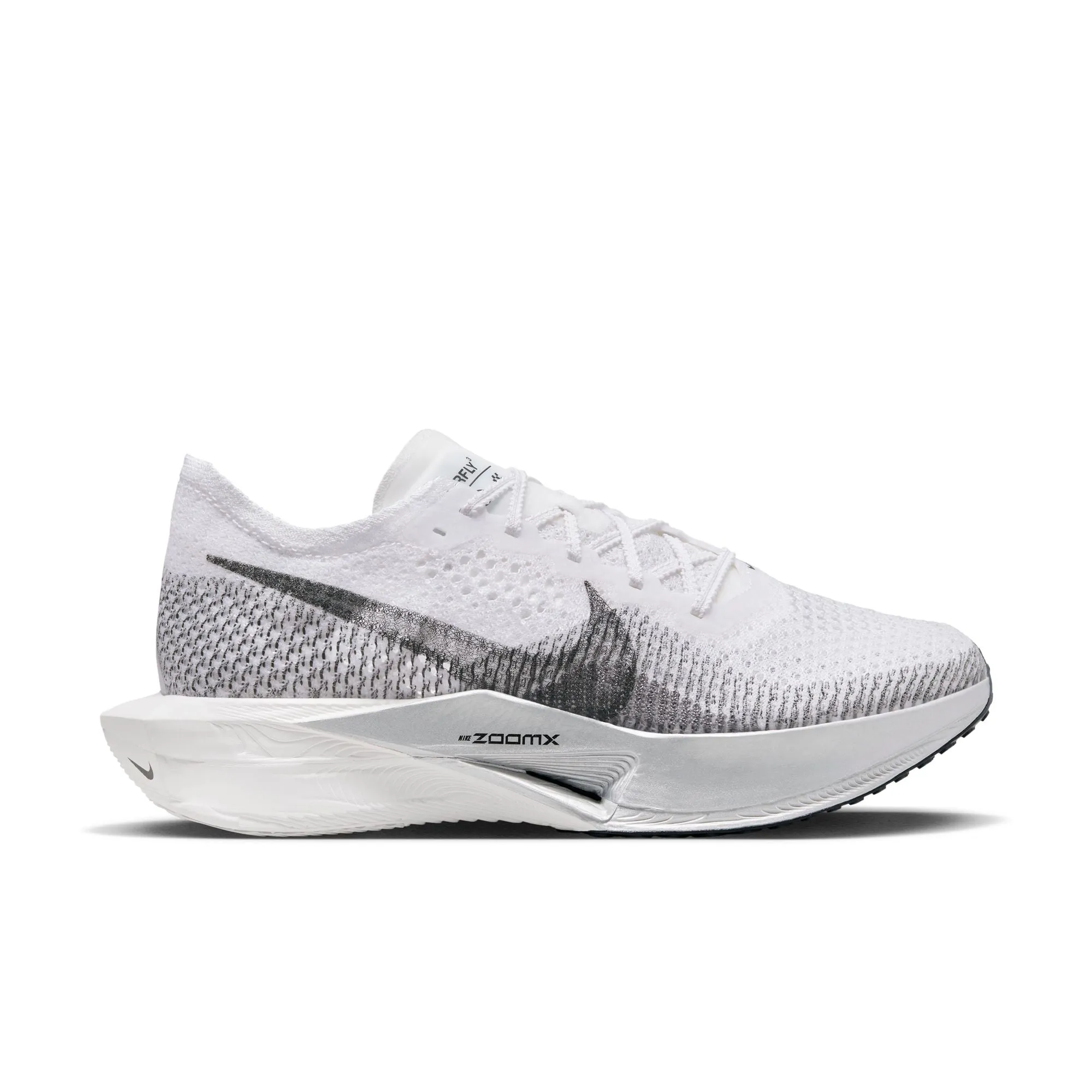 WOMEN'S VAPORFLY 3 - B - WHITE/DK SMOKE/GREY flexible leather shoes trendy running wear