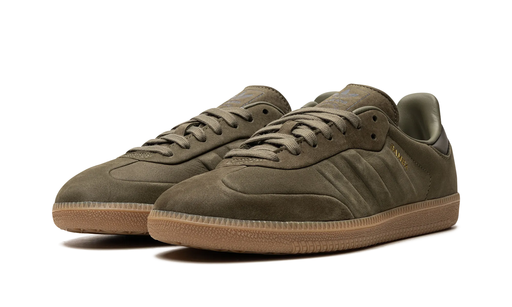 Adidas Samba "Olive Strata Gum" Trail Step