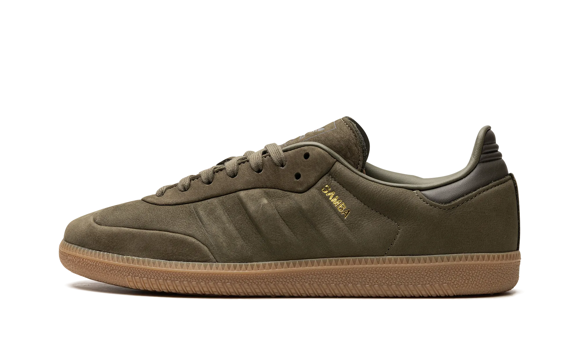 Fast Dry Adidas Samba "Olive Strata Gum"