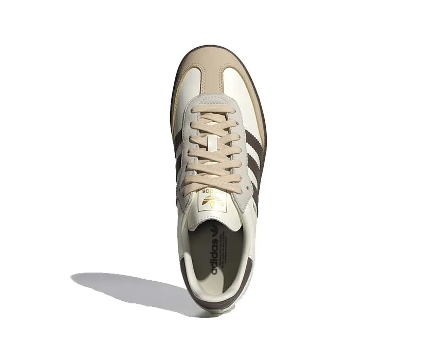 Scratch   Resistant Deep Black Adidas Samba OG W "Off White"