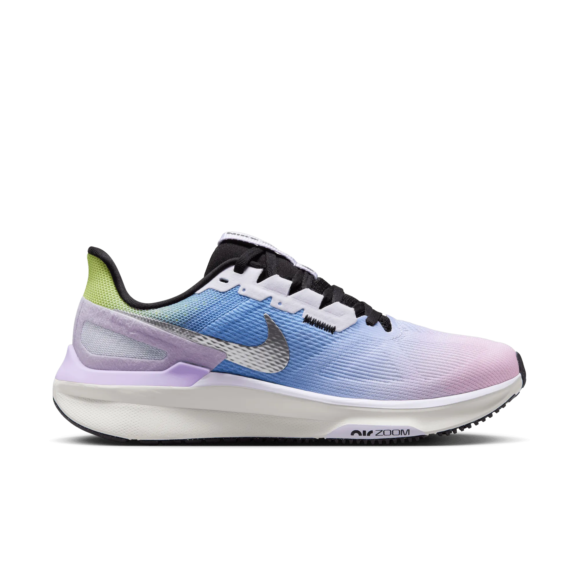 WOMEN'S STRUCTURE SE 25 - B - AMETHYST TINT/METALLIC GOLD multi - density midsole shoes modern - style running shoes