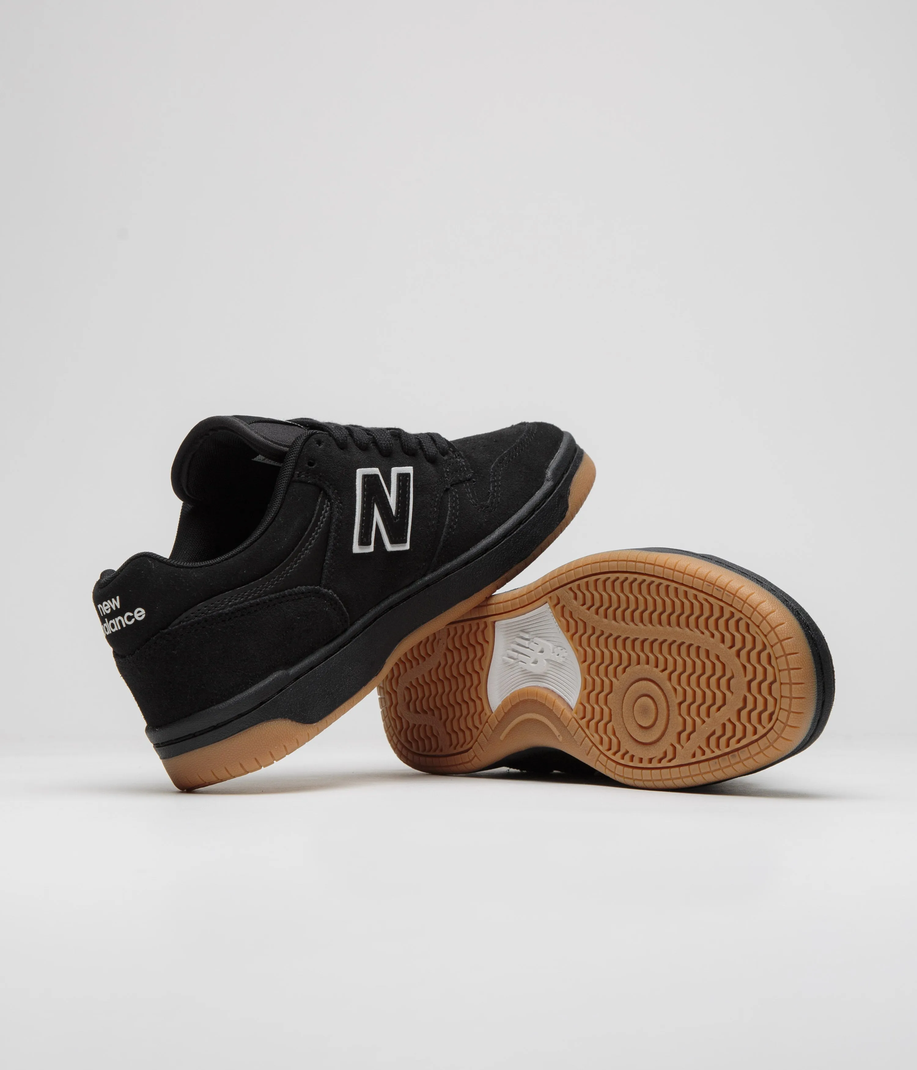 New Balance Numeric 480 Shoes - Black / Black Bright-Core Matte Base