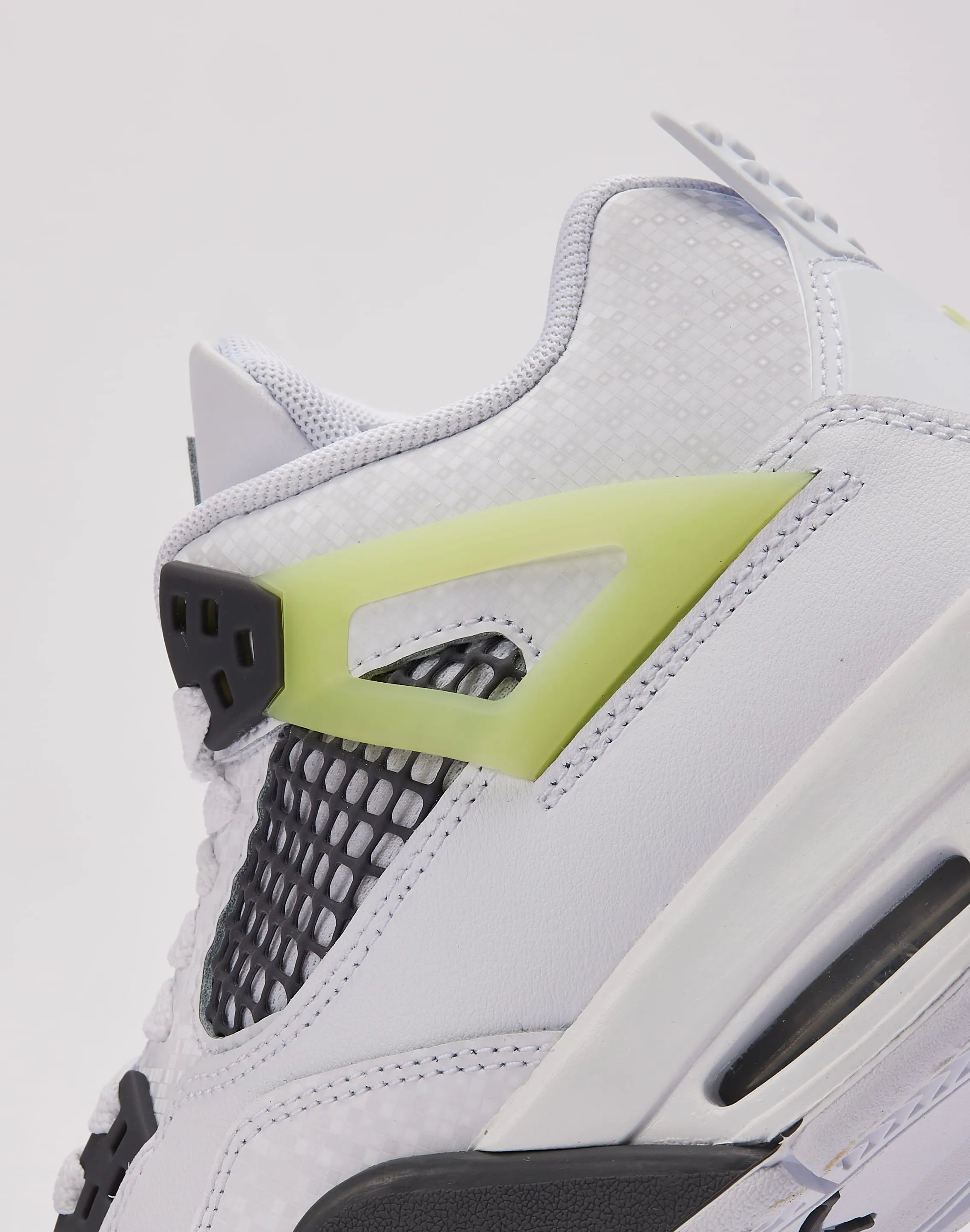 Jordan Air Jordan 4 Retro 'Light Lemon Twist' Grade-School Style Base Ocean Edge