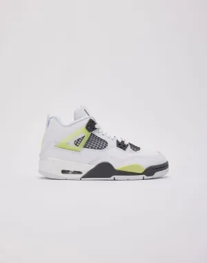 Jordan Air Jordan 4 Retro 'Light Lemon Twist' Grade-School Desert Cool