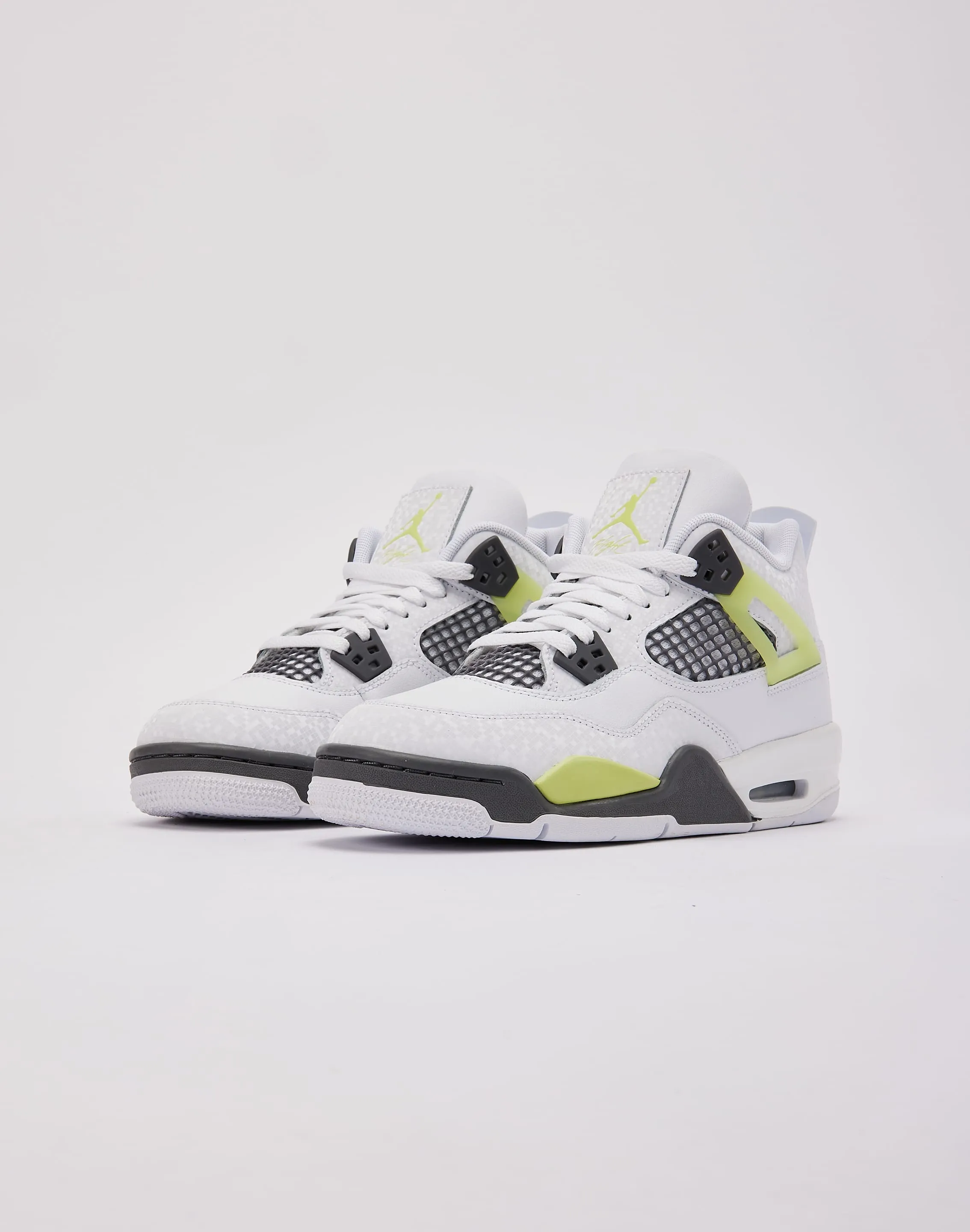 Jordan Air Jordan 4 Retro 'Light Lemon Twist' Grade-School Padded Tongue Autumn Tone