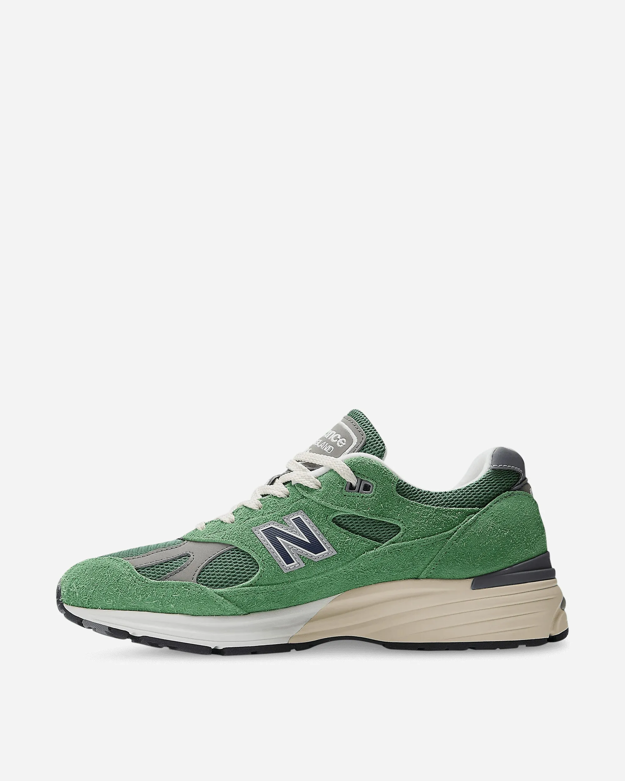 Made in UK 991v2 Grounded Pastels Sneakers Mineral Green Supportive structure